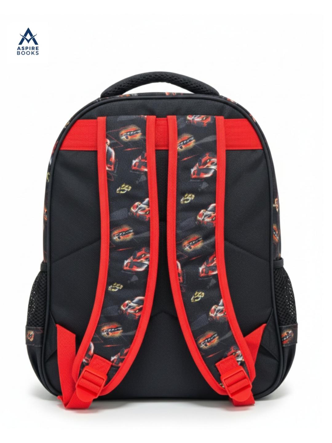 F1 Racing School Backpack with 3D Graphics Bag for Boys