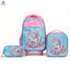 3-in-1 Unicorn Kids School Trolley Bag Set – 18-Inch Rolling Backpack with Lunch Bag & Pencil Case