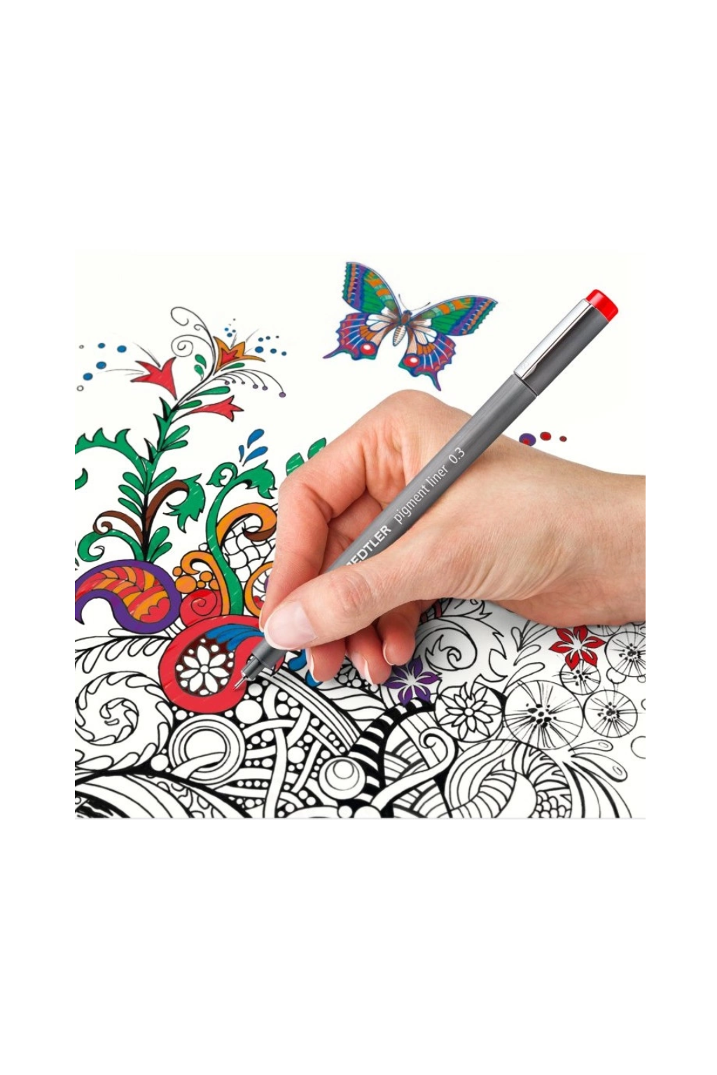 STAEDTLER Triplus Fineliner 334 – 20 Assorted Colours, 0.3 mm, ST-334-SB20