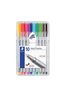 STAEDTLER Triplus Fineliner 334 – 10 Assorted Colours, 0.3 mm, ST-334-SB10
