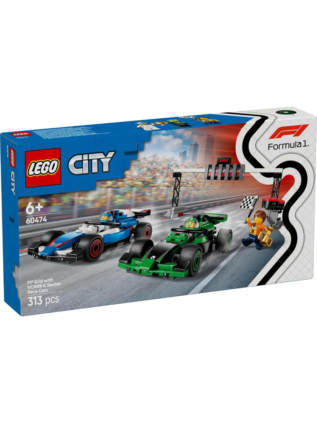 LEGO City Formula 1 F1 Grid with VCARB & Sauber 60474 Building Set