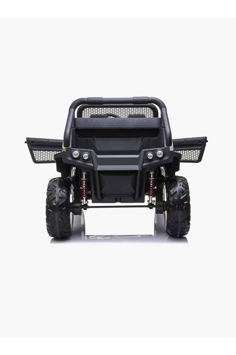 Mercedes-Benz UNIMOG Premium Electric Ride-On Car –  Camo 2-Seater 4x4