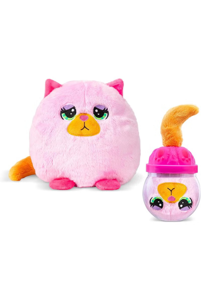 Misfittens Merkitties Fishbowl Plush – Collectible Squishy Cat Toy Asst.