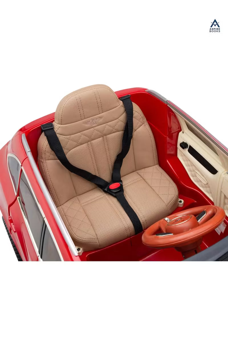 Bentley Bentayga 12V Kids Ride-On Car – Red