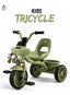 Motorbike Tricycle with Basket - Green