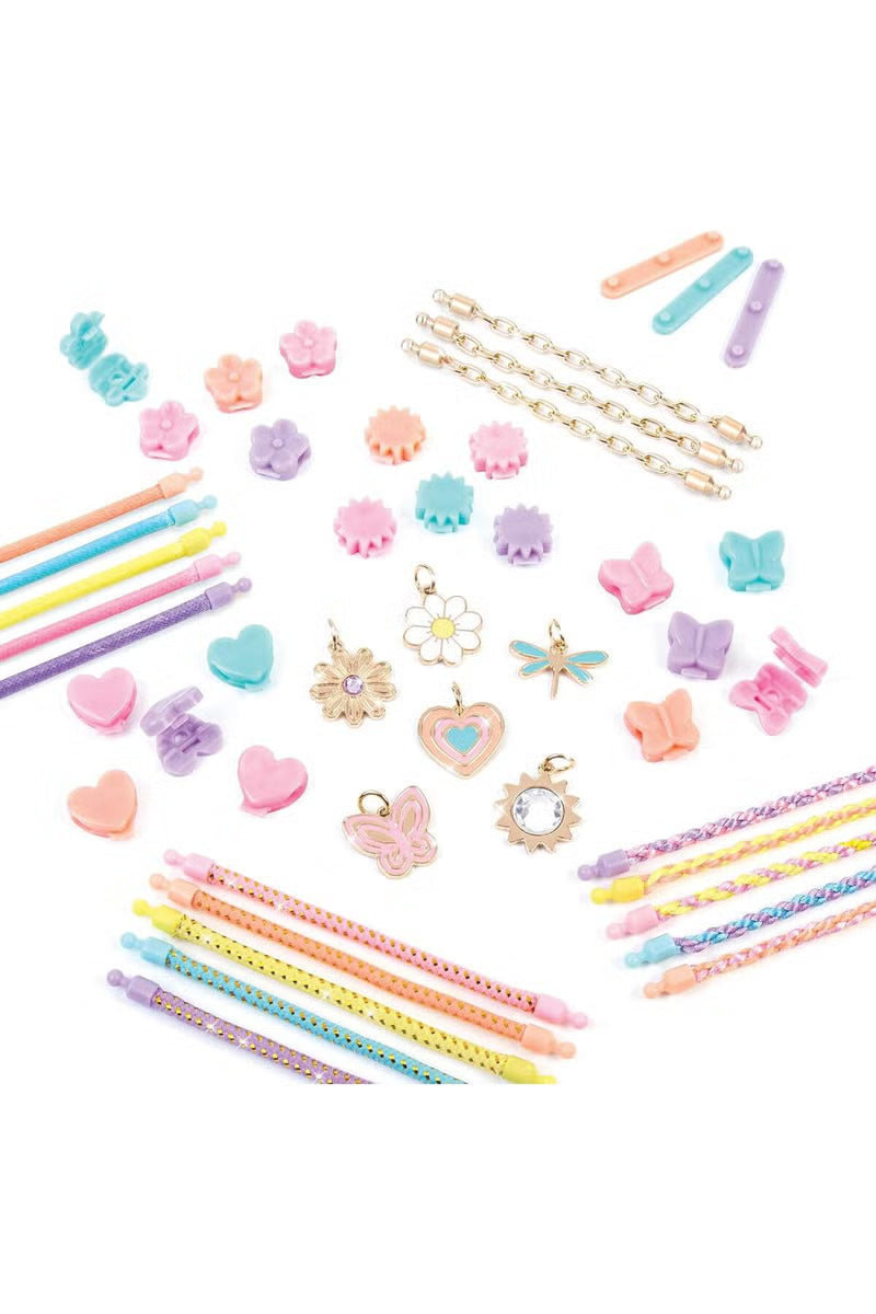 Make It Real Linked Looks DIY Bracelet Kit – 48-Piece Jewelry Set for Kids