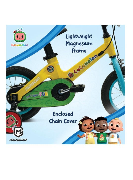 Cocomelon Bicycle 12 Inch Yellow