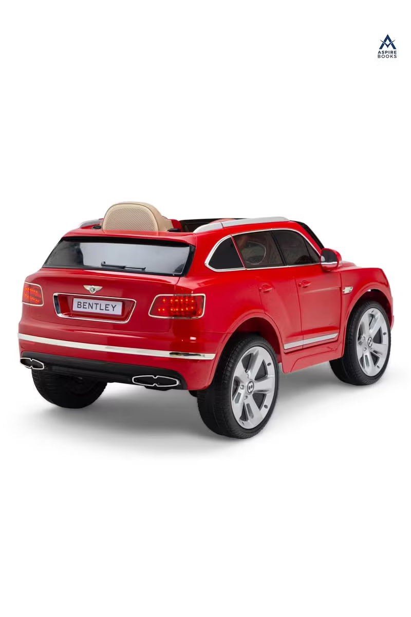 Bentley Bentayga 12V Kids Ride-On Car – Red