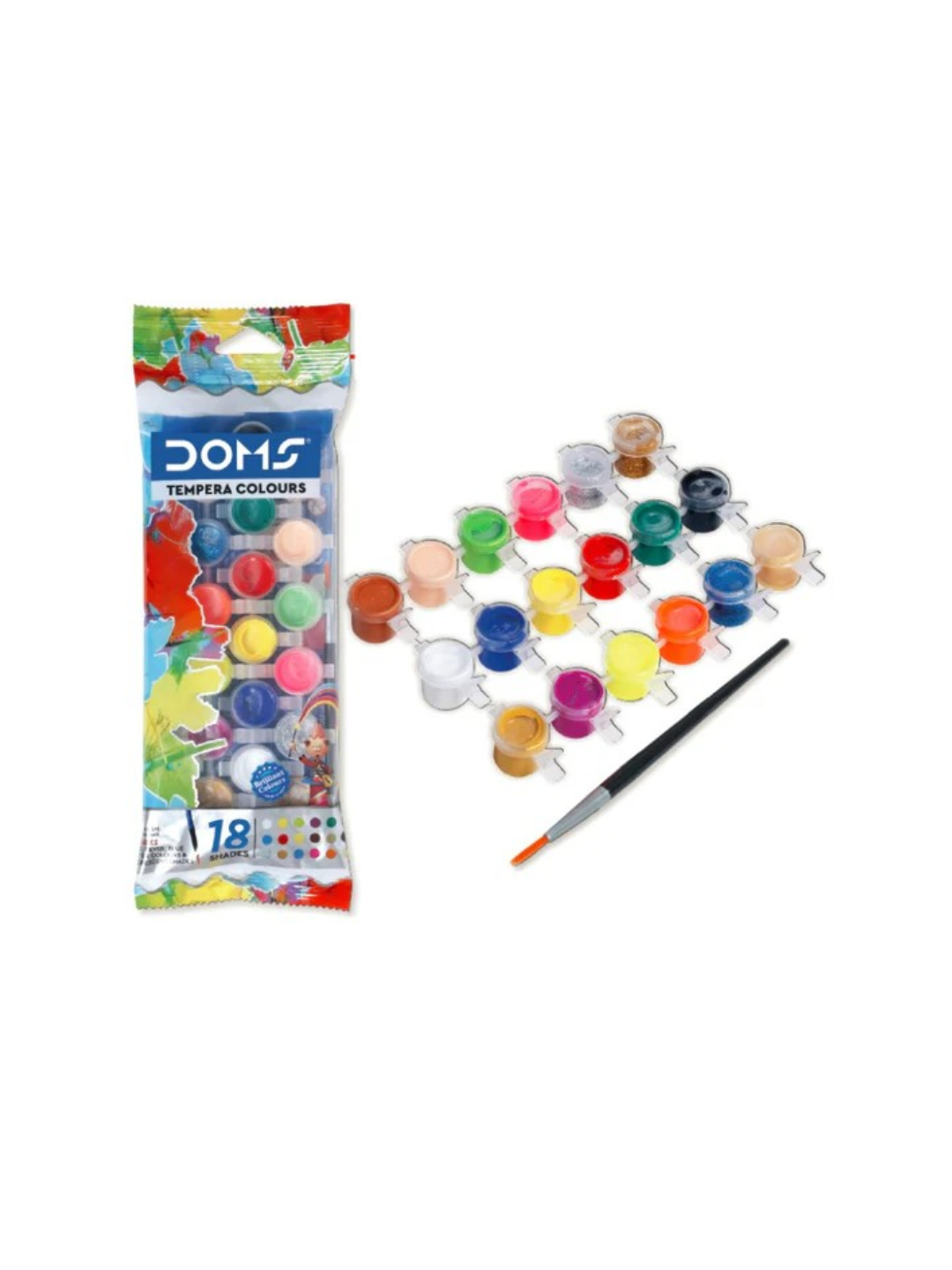 Doms Tempera Colours 18 Shades – 3457 الصورة الرئيسية
