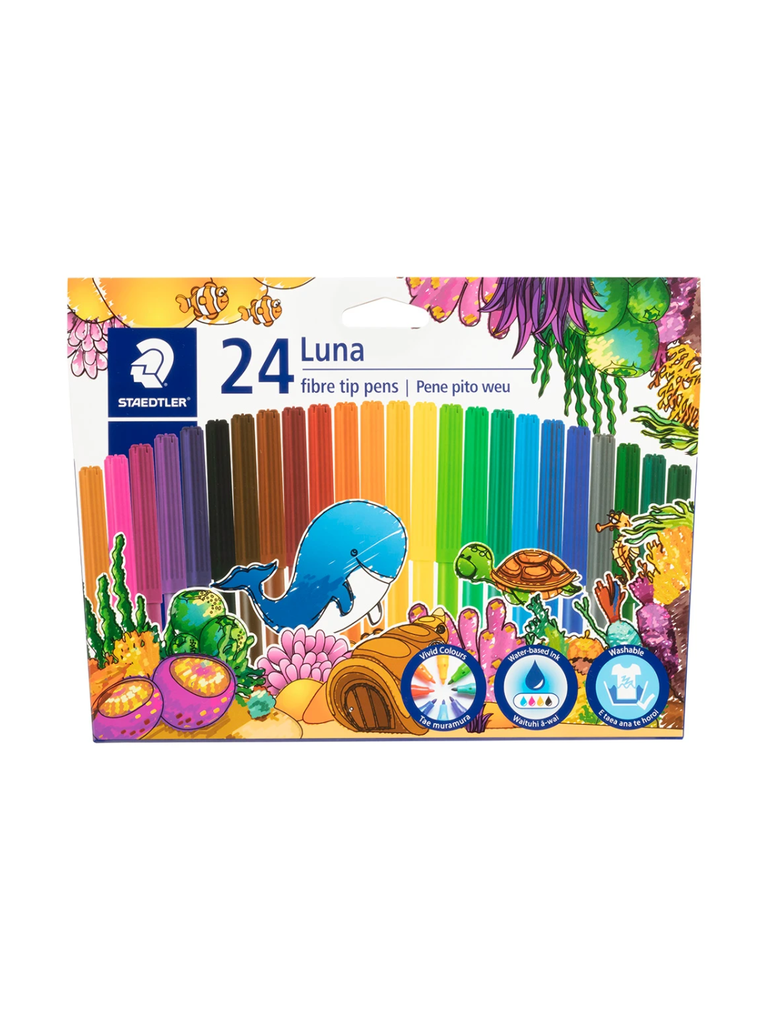 Staedtler Luna Fibre-Tipped Pen 24 Colours ST-327-LWP24