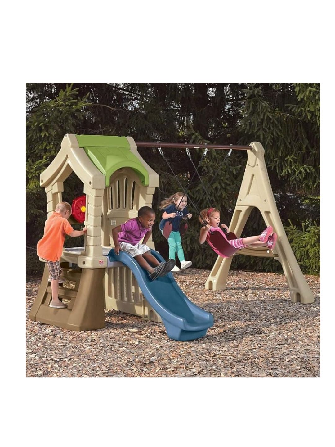 Step2 Play Up Gym Set - Outdoor Kids Climbing & Slide Playset UAE