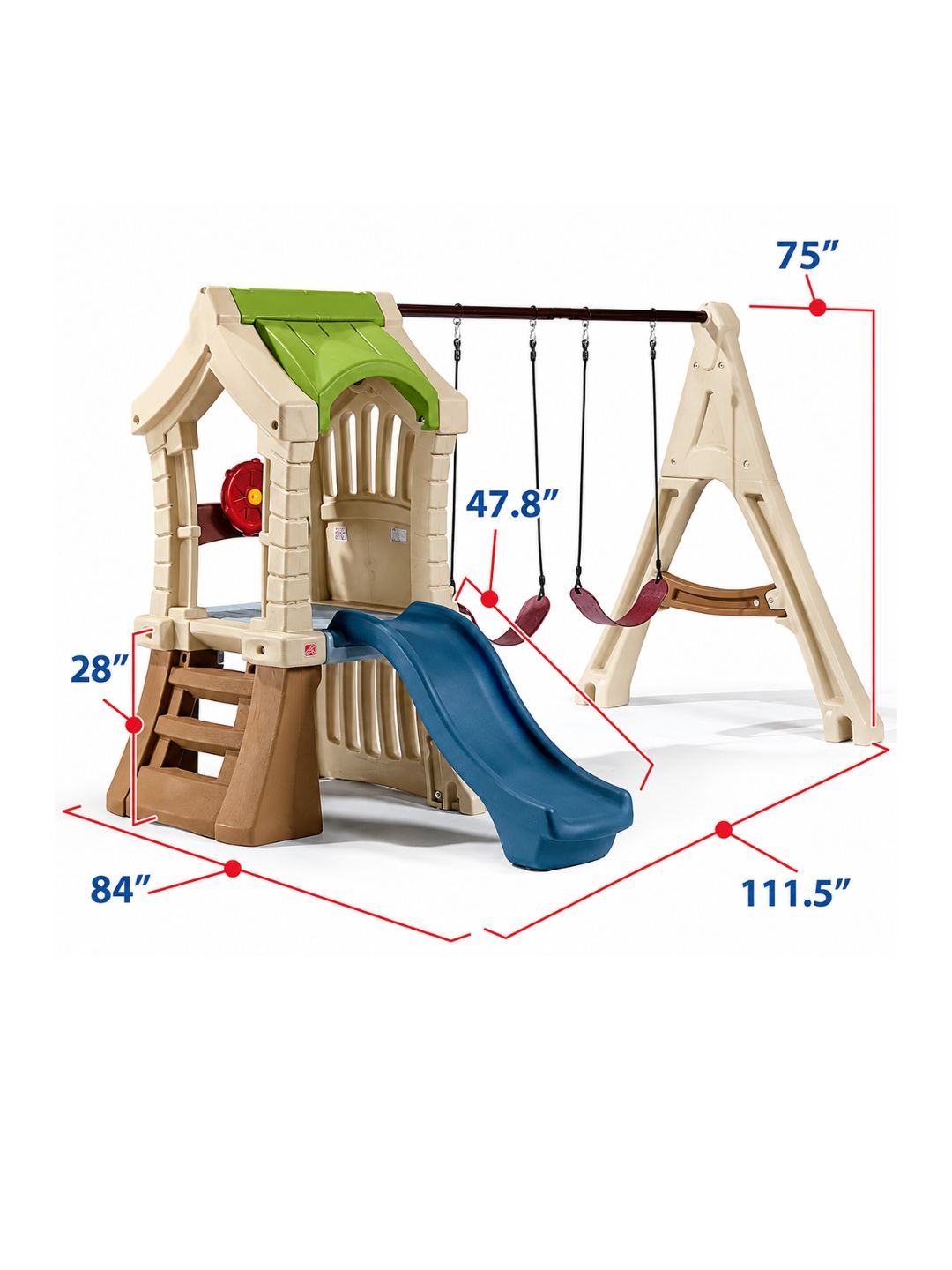 Step2 Play Up Gym Set - Outdoor Kids Climbing & Slide Playset UAE Secondary image