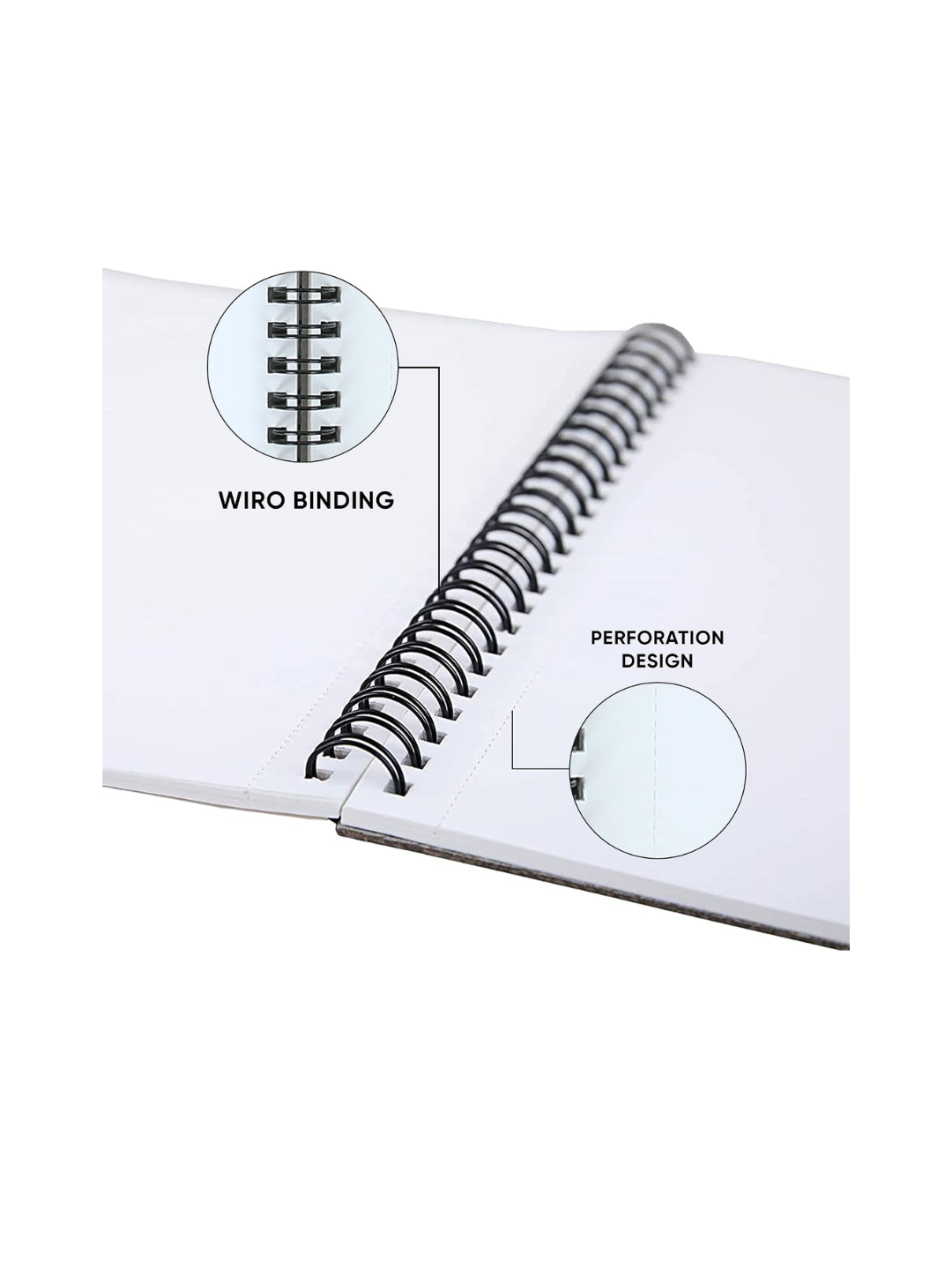 Doms A5 Wiro Sketch Book 36 Sheets / 72 Pages – 8229