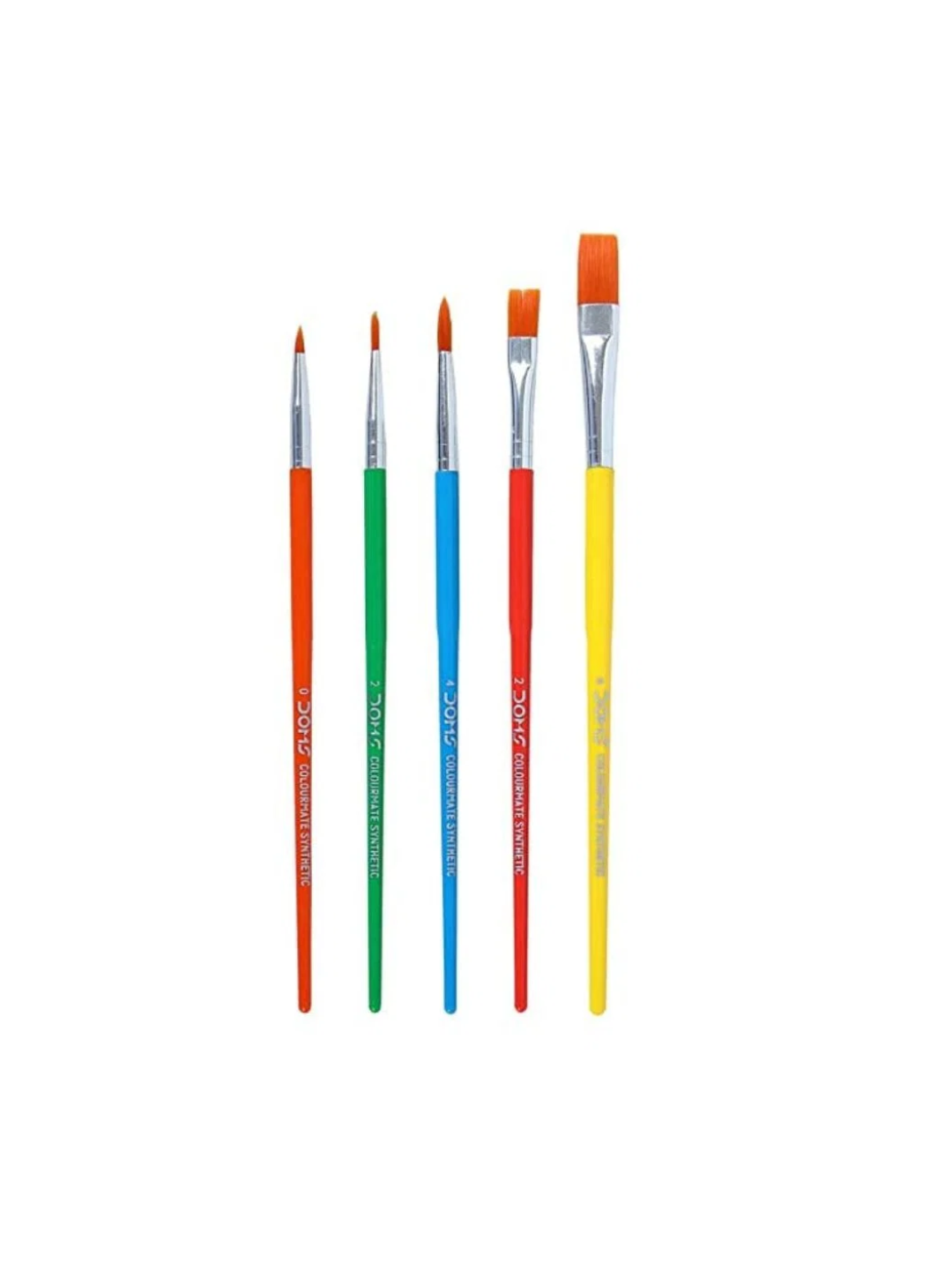 Doms 8339 Colourmate Flat & Round Synthetic Brush