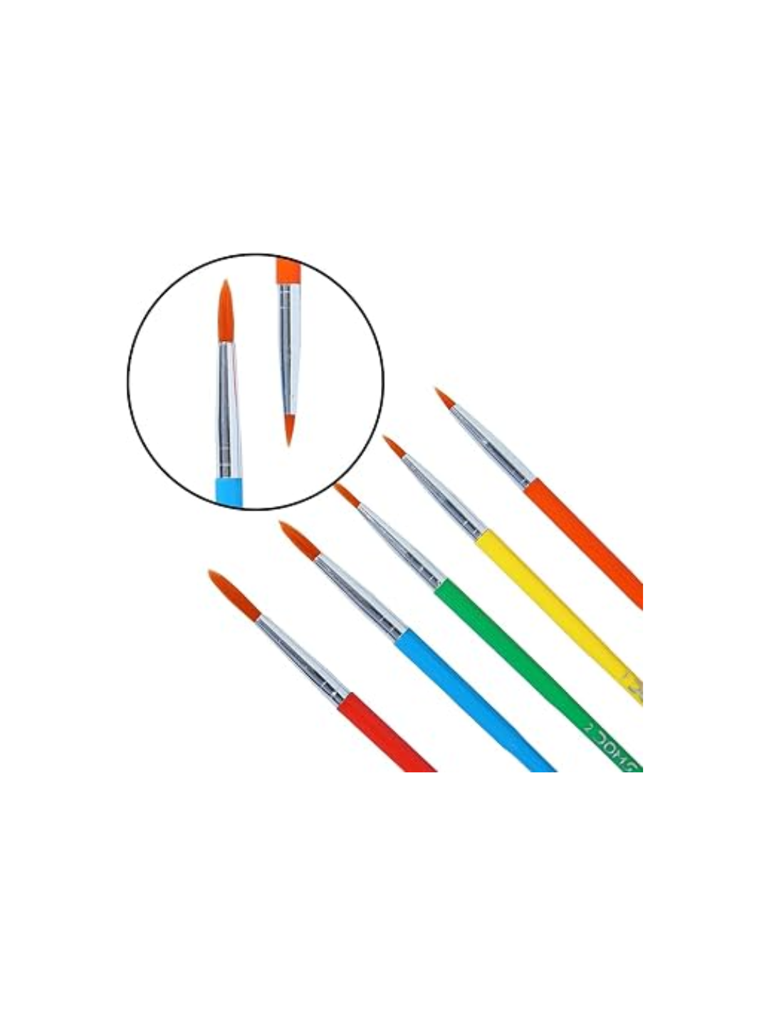 Doms 8339 Colourmate Flat & Round Synthetic Brush