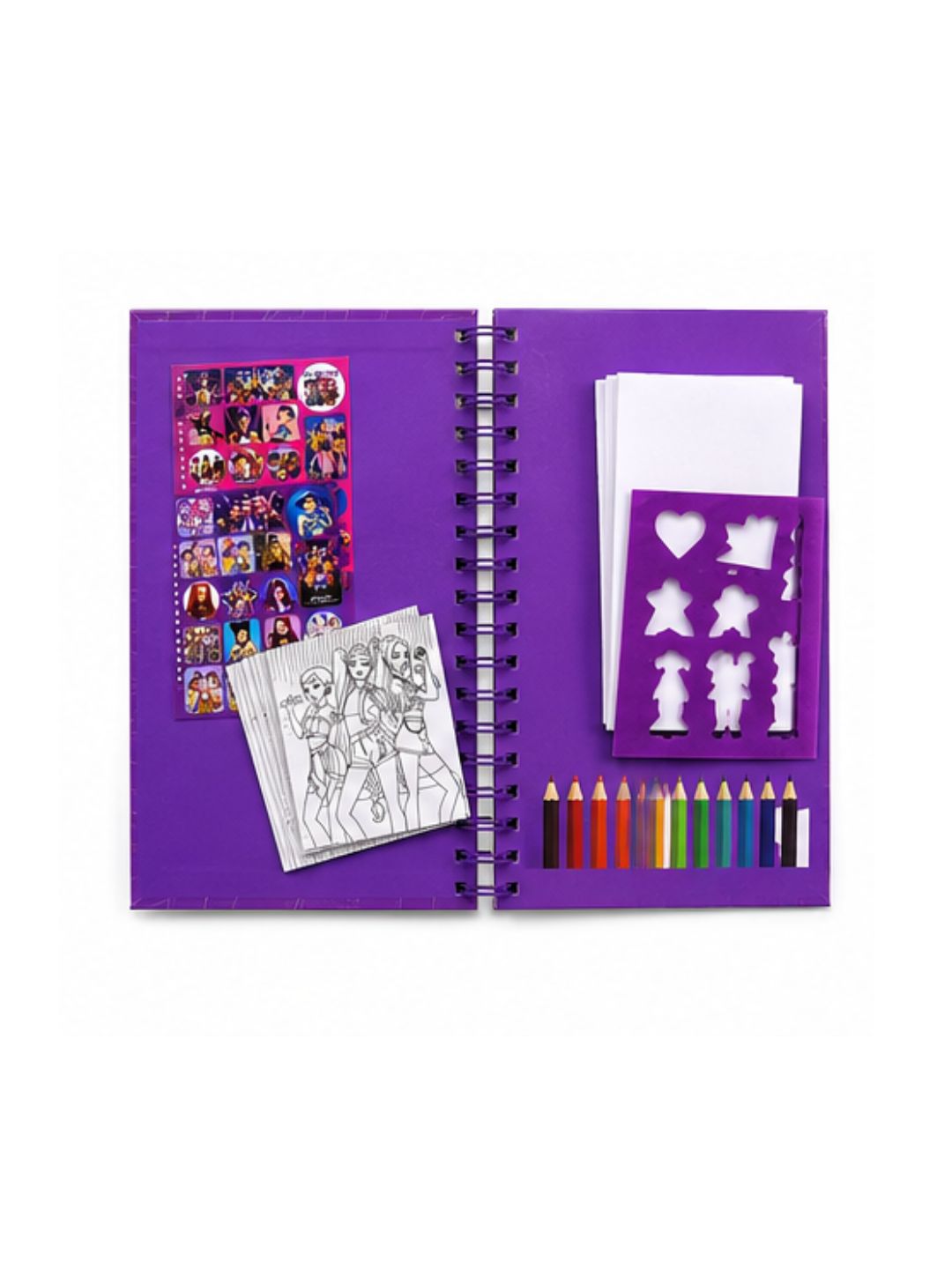 KPOP Demon Hunters Drawing Book 16 Pages – Assorted Designs (MZ2858)
