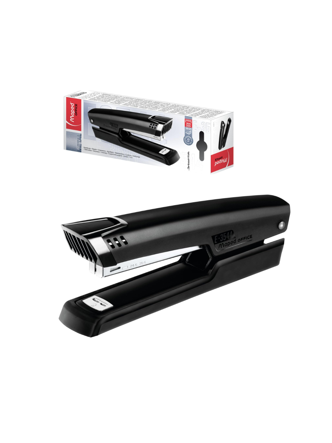 Maped Essential Metal Full Strip Stapler 26/6 25 Sheets MD-354411