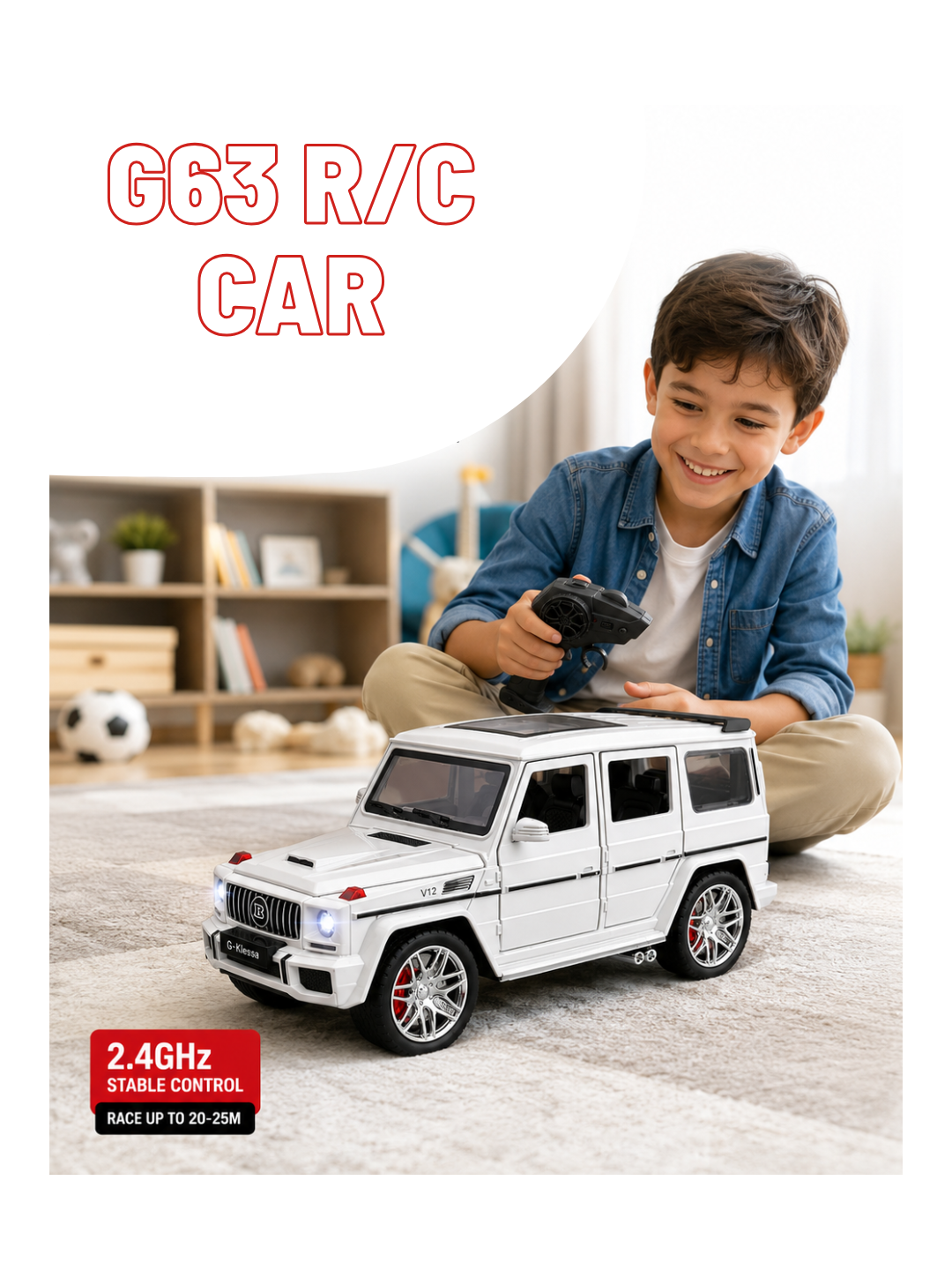 Alloy R/C Car Mercedes G63 Model