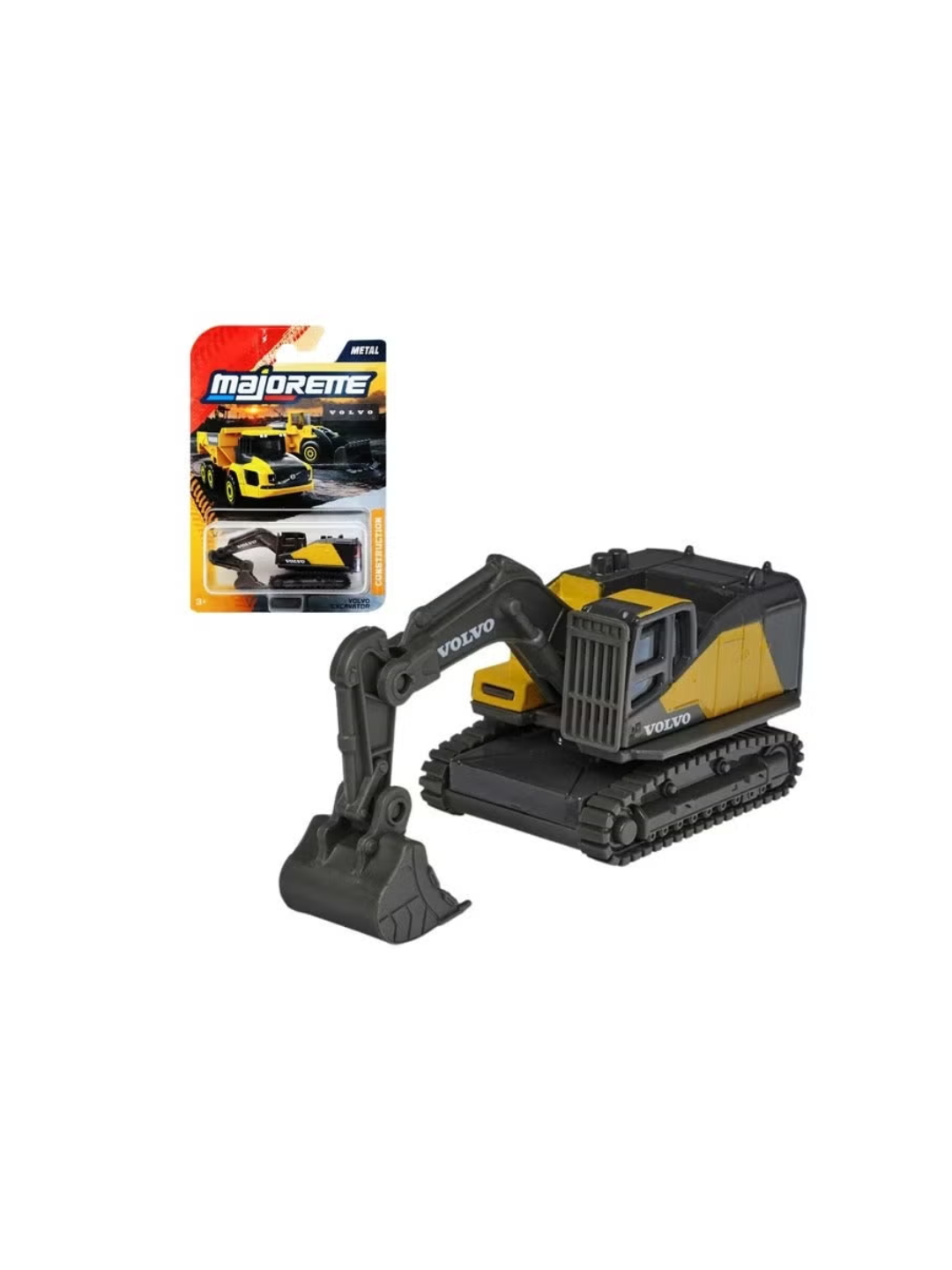 Majorette Volvo Construction Premium Die-Cast Vehicle صورة ثانوية