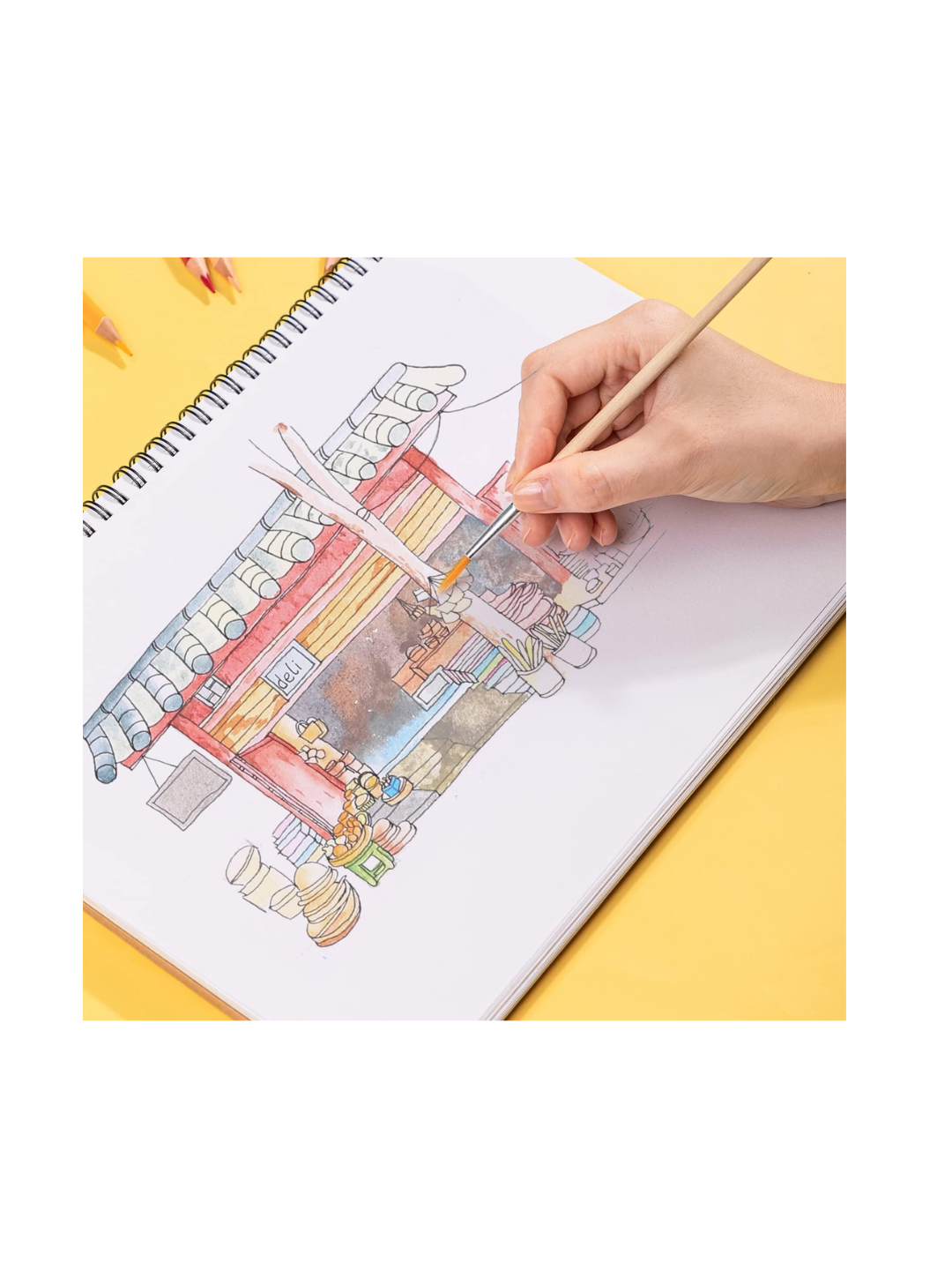 Deli Watercolor Colored Pencils 24 Colors – EC00720 Secondary image