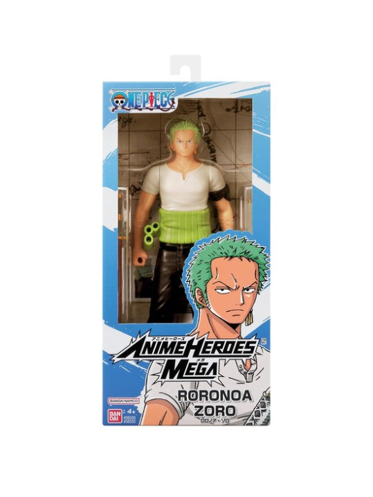 Bandai Anime Heroes Mega Roronoa Zoro (17cm) Action Figure